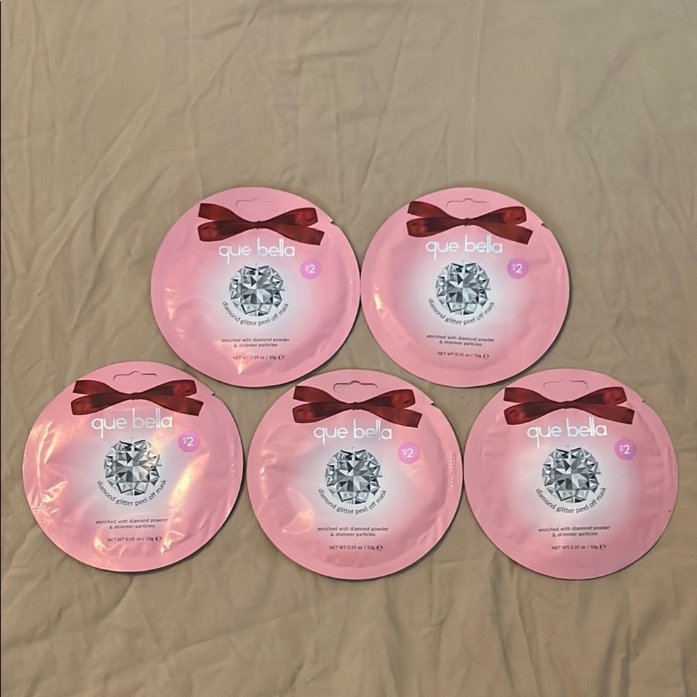 Que Bella Diamond Glitter Peel Off Mask
